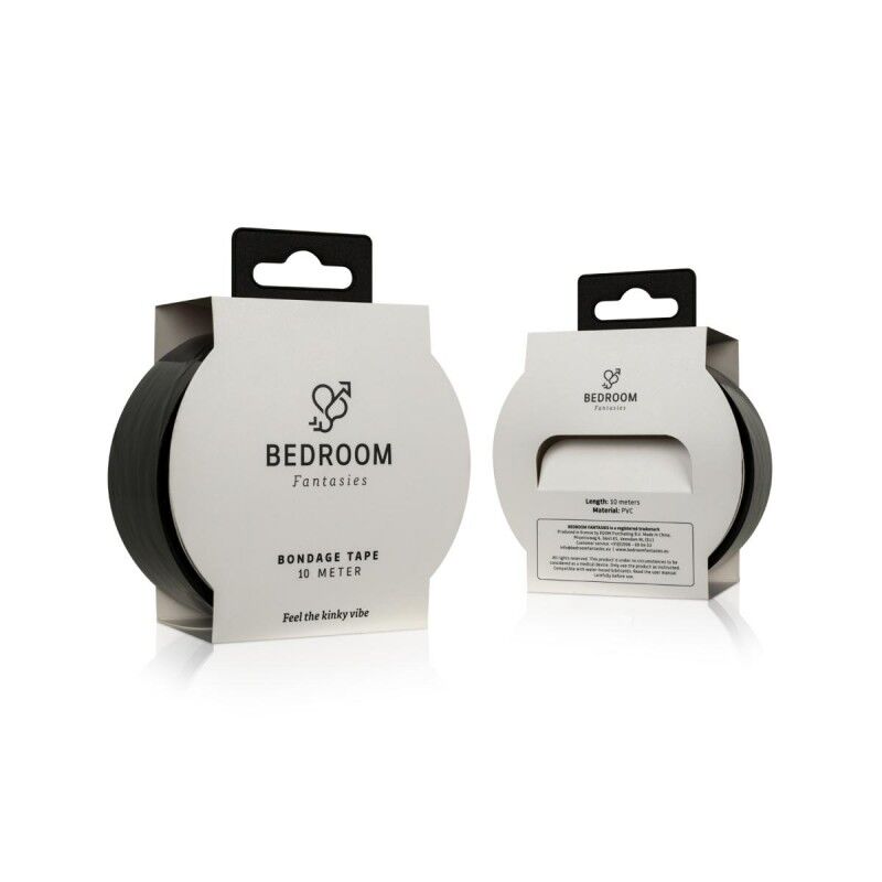 Скотч для бондажу Bedroom Fantasies: Bondage Tape 10 m, чорний Скотч для бондажу Bedroom Fantasies: Bondage Tape 10 m, чорний