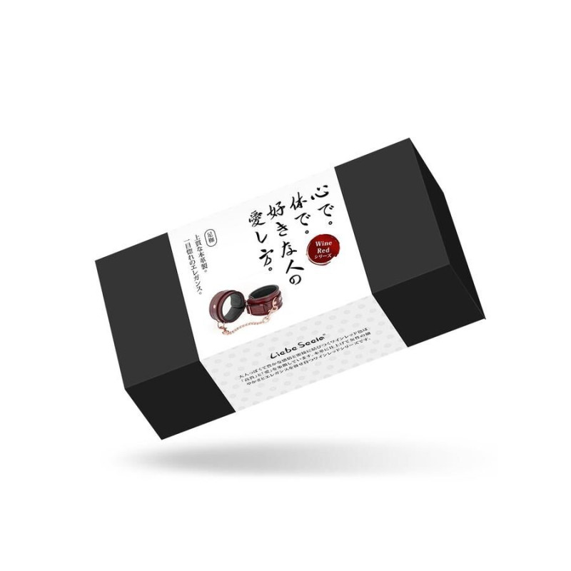 Кожаные поножи Liebe Seele Wine Red Ankle Cuffs, съемная цепочка-крепление Кожаные поножи Liebe Seele Wine Red Ankle Cuffs, съемная цепочка-крепление