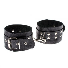 Оковы sLash Leather Restraints Leg Cuffs Черные