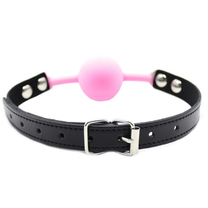 Кляп силиконовый DS Fetish Silicone ball gag metal accesso pink Кляп силиконовый DS Fetish Silicone ball gag metal accesso pink