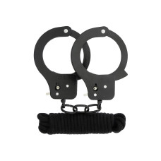 Набір Dreamtoys Bondx Metal Cuffs & Love Rope Set Чорний