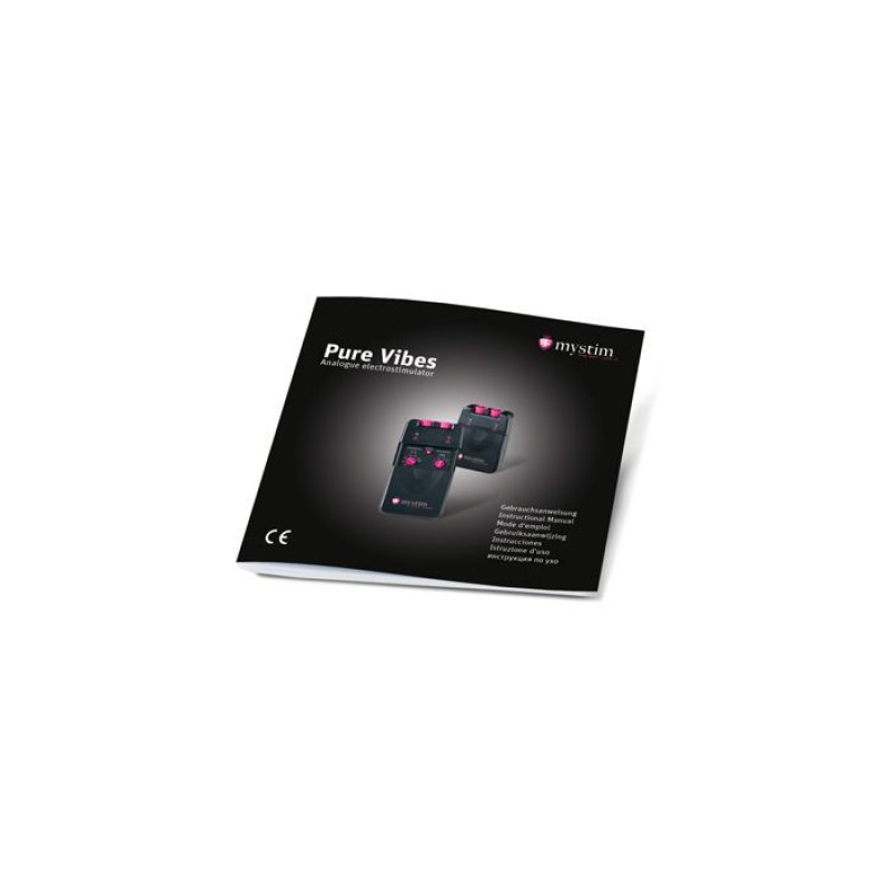 Электростимулятор Mystim Pure Vibes, 2 канала, 3 программы, механические переключатели Электростимулятор Mystim Pure Vibes, 2 канала, 3 программы, механические переключатели