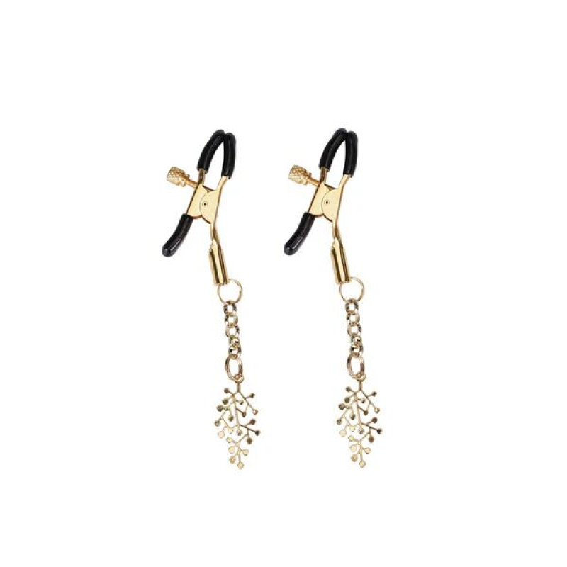 Зажимы для сосков Liebe Seele Rose Tree Nipple Clamps Gold Зажимы для сосков Liebe Seele Rose Tree Nipple Clamps Gold