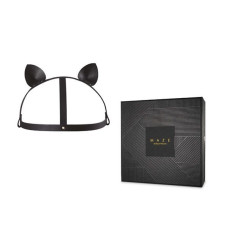Маска кошечки Bijoux Indiscrets MAZE Cat Ears Headpiece Черная