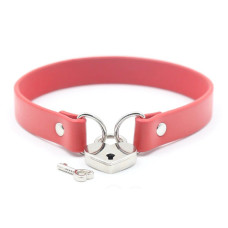 Чокер DS Fetish Locking collar red