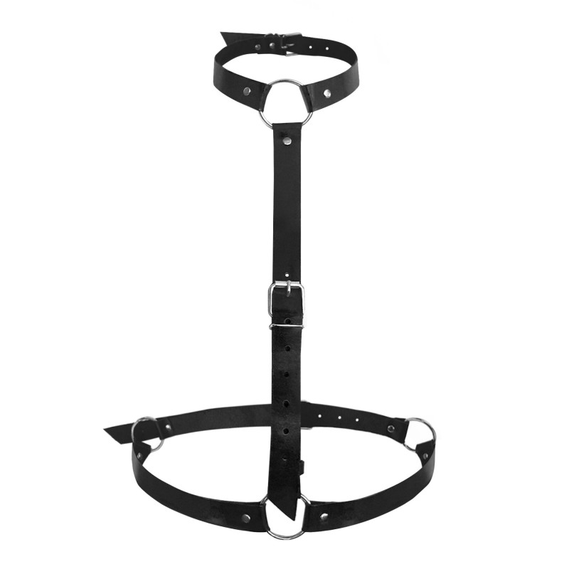 Женская портупея Art of Sex - Debbi, натуральная кожа, размер XS-2XL, цвет черный Женская портупея Art of Sex - Debbi, натуральная кожа, размер XS-2XL, цвет черный