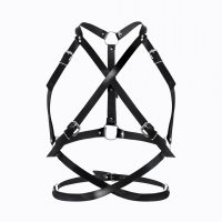 Портупея жіноча Art of Sex - Agnessa Leather harness, Чорний XS-M