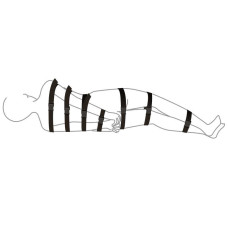 Ремни для бондажа Art of Sex BDSM Bondage Black Night Simple
