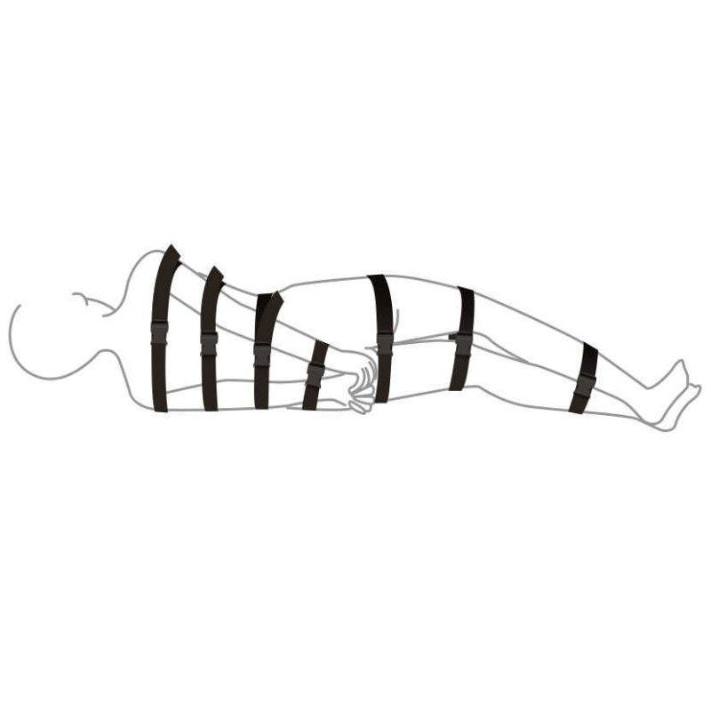 Ремни для бондажа Art of Sex BDSM Bondage Black Night Simple Ремни для бондажа Art of Sex BDSM Bondage Black Night Simple
