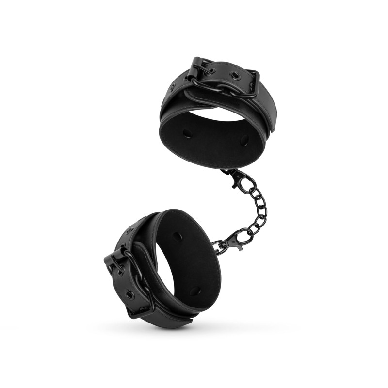 Наручники Bedroom Fantasies: Faux Leather Handcuffs One Size, черные Наручники Bedroom Fantasies: Faux Leather Handcuffs One Size, черные