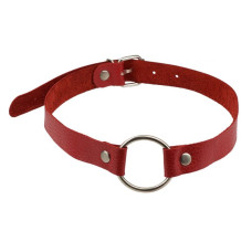 Кляп sLash Leather O-Ring Gag, Red