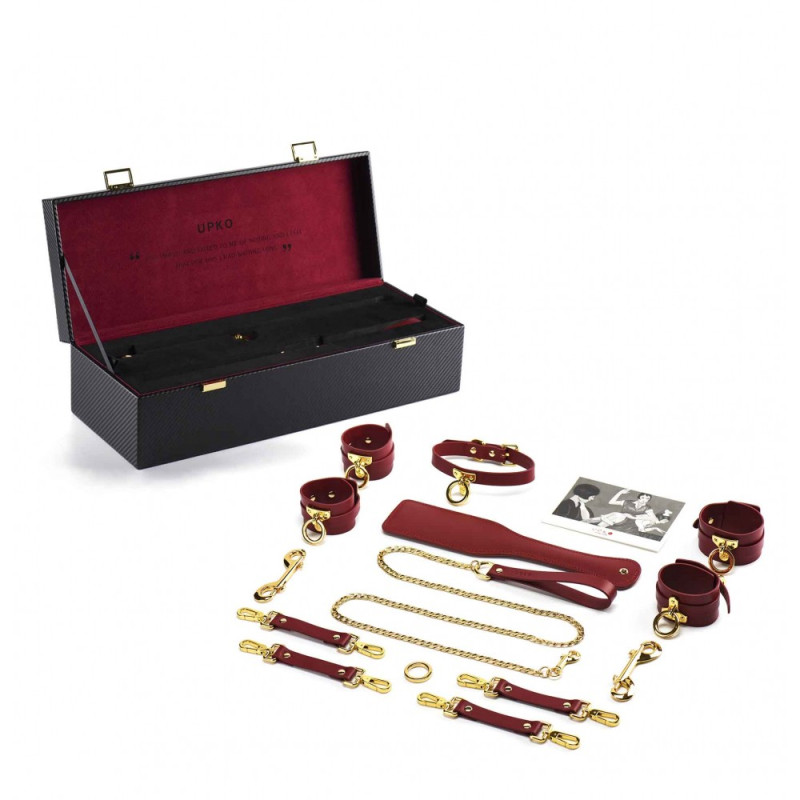 Набір BDSM UPKO Kinky Tools Set Червоний Набір BDSM UPKO Kinky Tools Set Червоний