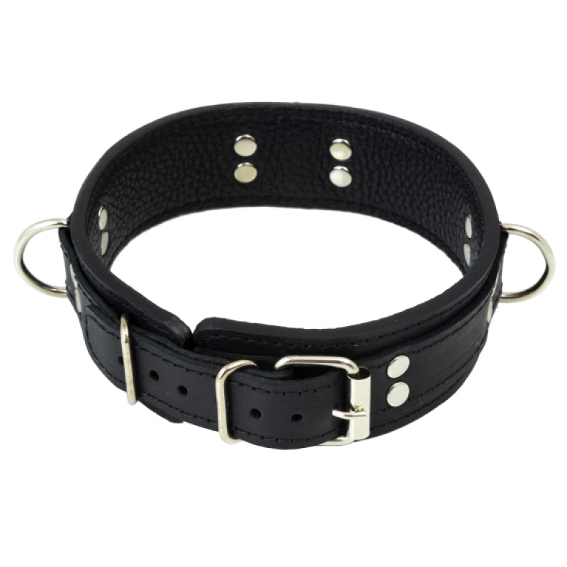 Премиум ошейник LOVECRAFT размер M черный