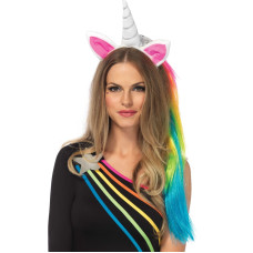 Обруч угол единорога Leg Avenue Magical Unicorn Headband, с радужной гривой