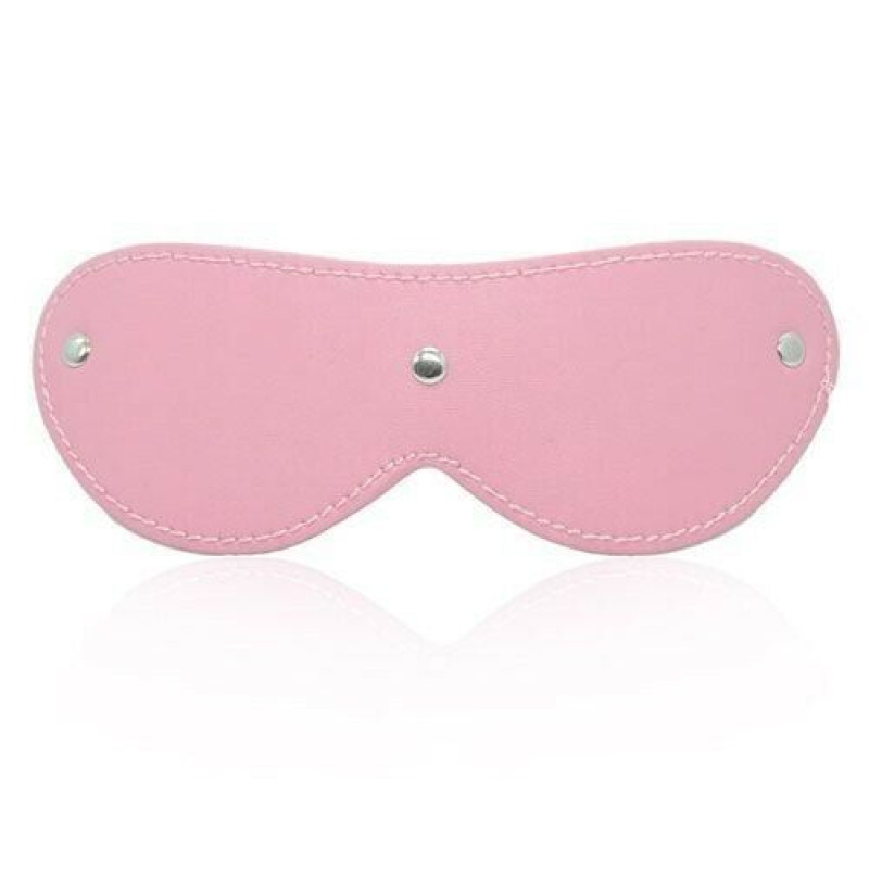 Маска на глаза с заклепками DS Fetish Blindfold pink Маска на глаза с заклепками DS Fetish Blindfold pink