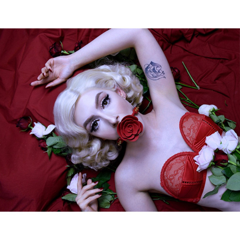 Кляп в форме Розы UPKO Rose Ball Gag Красный Кляп в форме Розы UPKO Rose Ball Gag Красный