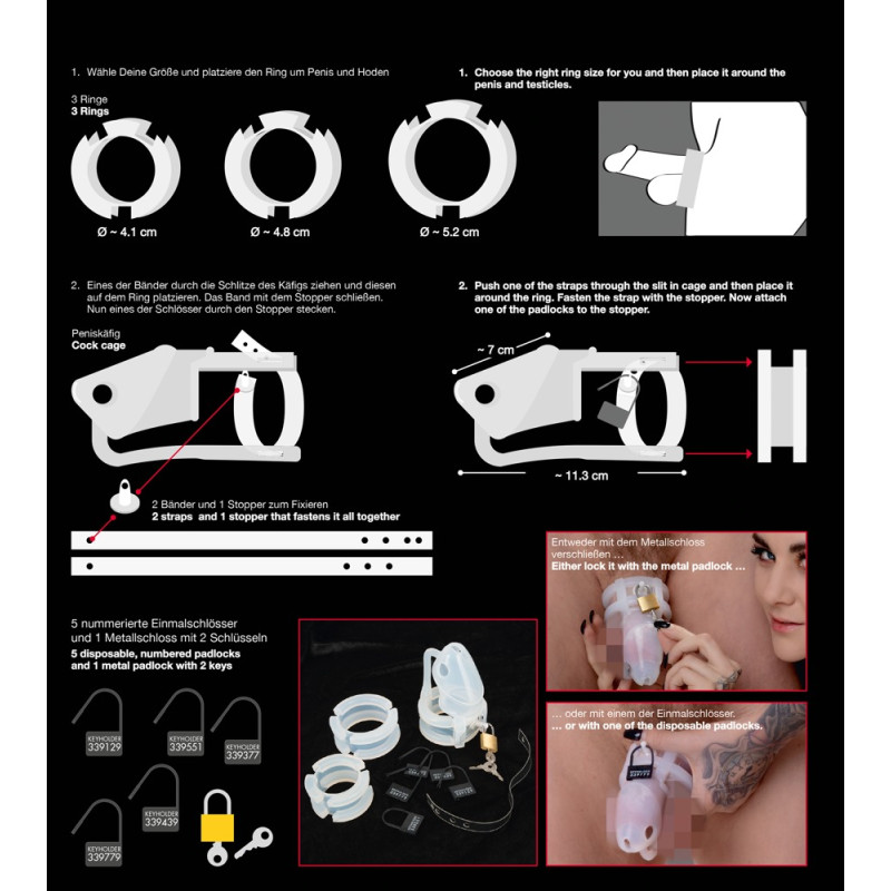 Пояс верности You2Toys Cock Cage Set, 15 шт. Пояс верности You2Toys Cock Cage Set, 15 шт.