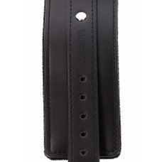 Поножи с цепочкой Taboom, веганская кожа, черные.