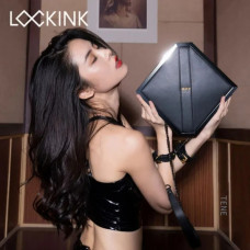 Бондажний набір у сумці 4 предмети Lockink Чорний