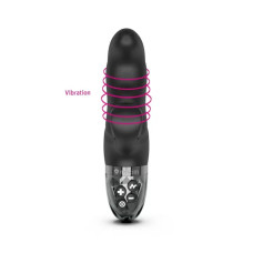 Вибратор-кролик с электростимуляцией Mystim Hop Hop Bob Black Edition