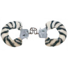 Наручники Toy Joy Furry Fun Cuffs Plush Зебра