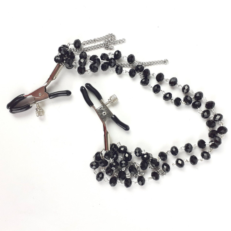 Зажимы для сосков Art of Sex Nipple clamps Sexy Jewelry Черные Зажимы для сосков Art of Sex Nipple clamps Sexy Jewelry Черные