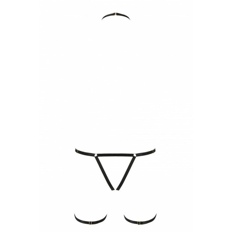 Портупея-стрепы на все тело Passion Exclusive BRENDA black S/M Портупея-стрепы на все тело Passion Exclusive BRENDA black S/M