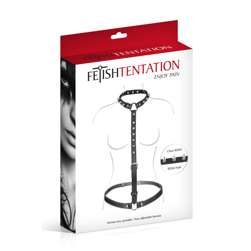 Портупея на тело Fetish Tentation Sexy Adjustable Harness Портупея на тело Fetish Tentation Sexy Adjustable Harness