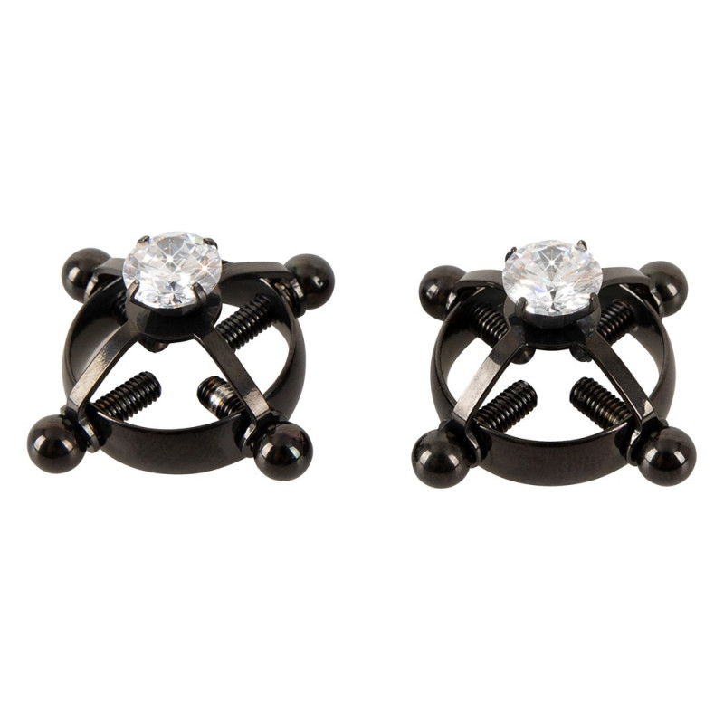 Зажимы на соски Bad Kitty Nipple Jewellery Black