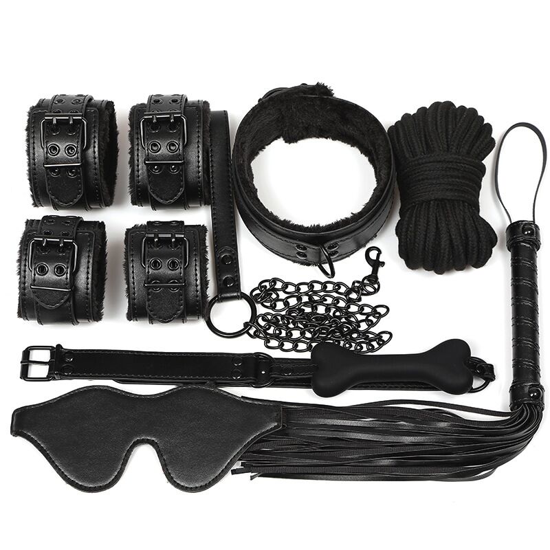 Набір для БДСМ 7в1 LY1003 Black Набір для БДСМ 7в1 LY1003 Black