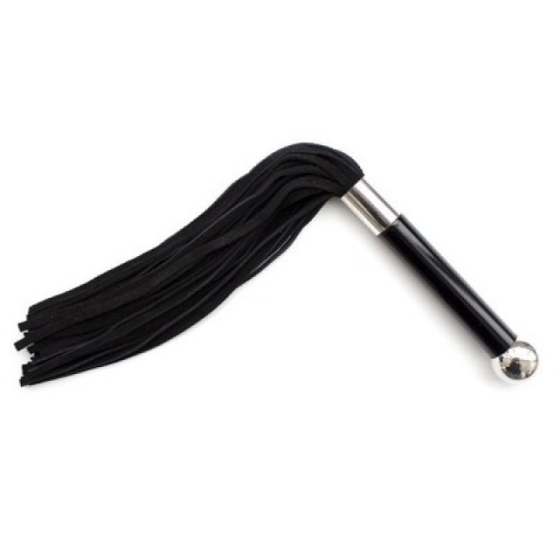 Флоггер DS Fetish Leather flogger suede black 45 см