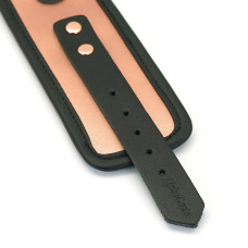 Наручники Liebe Seele Rose Gold Memory Wrist Cuff, натуральная кожа, розовое золото