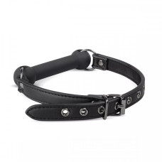 Кляп-уздечка EasyToys, силиконовый, черный, 1.7 см