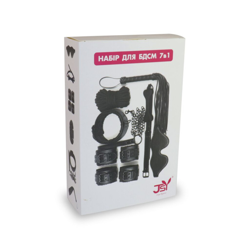 Набір для БДСМ 7в1 LY1003 Black Набір для БДСМ 7в1 LY1003 Black