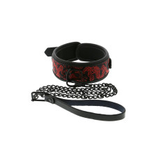 Ошейник с поводком Dreamtoys Blaze Deluxe Collar & Leash