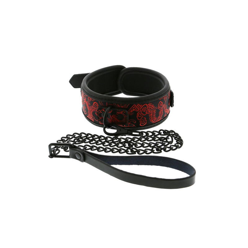 Ошейник с поводком Dreamtoys Blaze Deluxe Collar & Leash Ошейник с поводком Dreamtoys Blaze Deluxe Collar & Leash