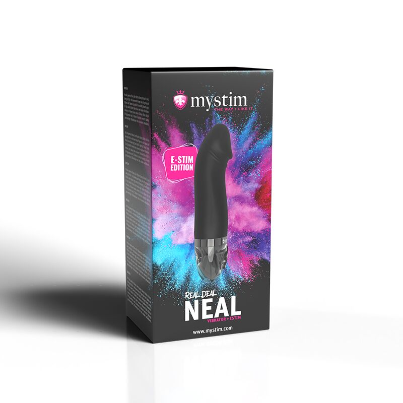 Вібратор з електростимуляцією Mystim Real Deal Neil Black Edition Вібратор з електростимуляцією Mystim Real Deal Neil Black Edition