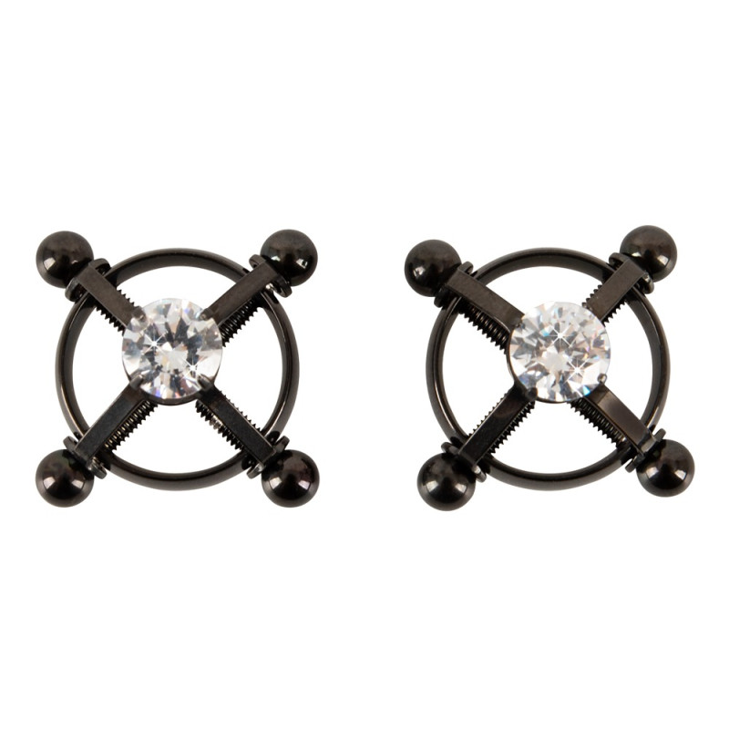 Зажимы на соски Bad Kitty Nipple Jewellery Black