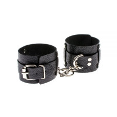 Наручники sLash Leather Dominant Hand Cuffs Чорні