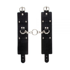 Наручники sLash Leather Dominant Hand Cuffs Чорні