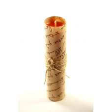 Свеча ручной работы sLash M Оранжевая