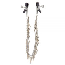 Зажимы на соски Lucky Bay Nipple play плоские Chain and Spike