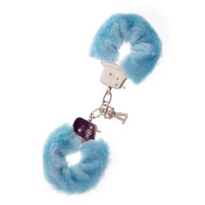 Наручники Dreamtoys Metal Handcuff with Plush Голубые