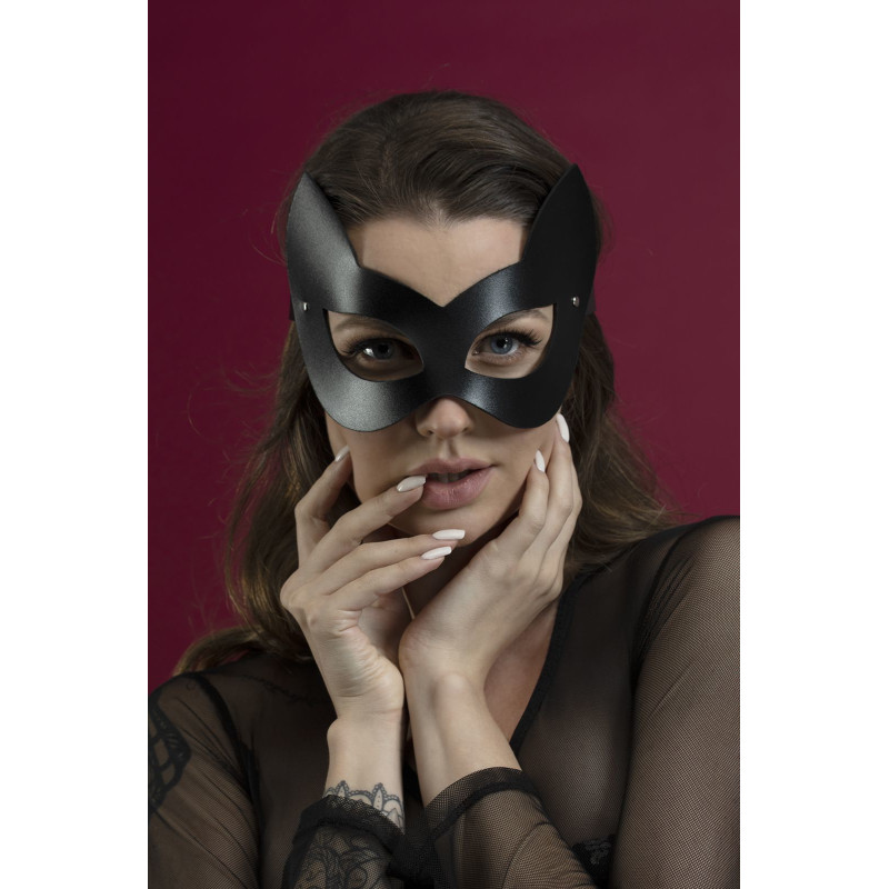 Маска кошки Feral Feelings Kitten Mask черная Маска кошки Feral Feelings Kitten Mask черная
