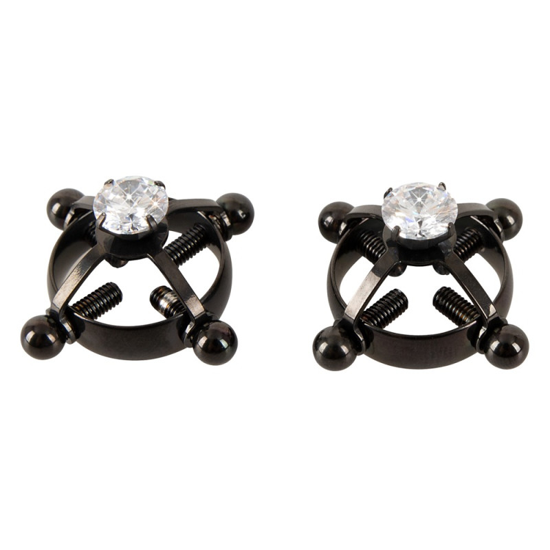 Зажимы на соски Bad Kitty Nipple Jewellery Black