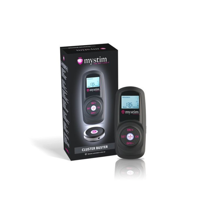 Электростимулятор Mystim Cluster Buster 8 каналов, 12+5 программ, беспроводное управление Электростимулятор Mystim Cluster Buster 8 каналов, 12+5 программ, беспроводное управление