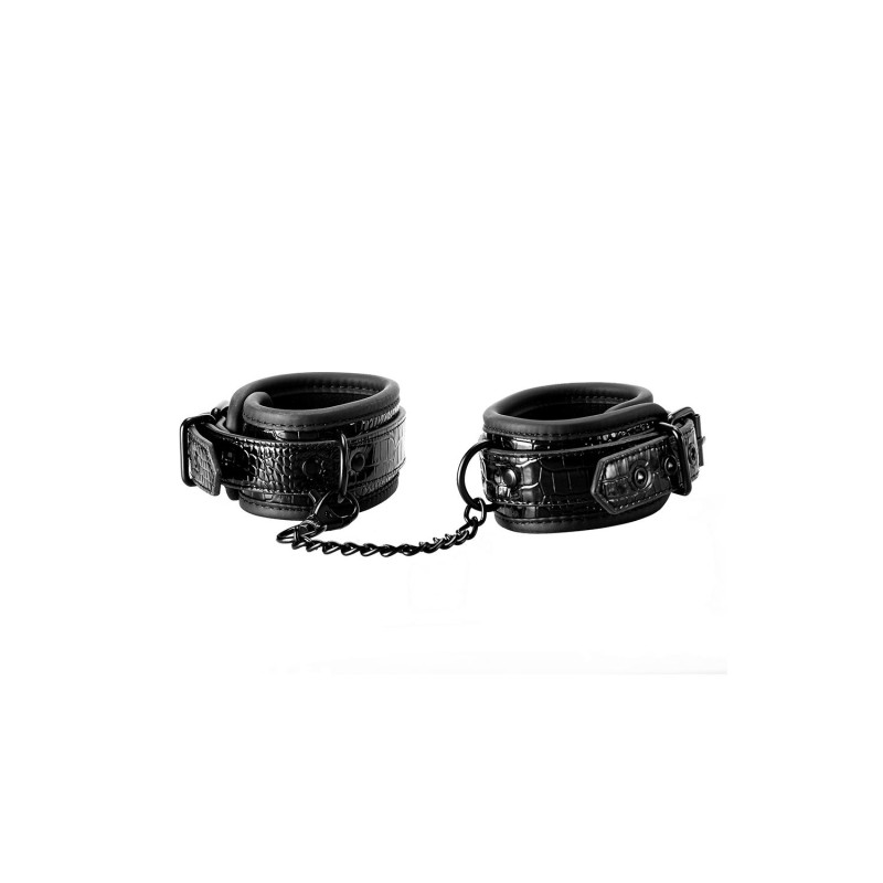 Оковы Dream toys BLAZE LUXURY ANKLE cuff CROCO BLACK, Черный Оковы Dream toys BLAZE LUXURY ANKLE cuff CROCO BLACK, Черный