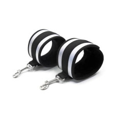 Распорка с фиксаторами на руки и ноги DS Fetish, черно-серая, 57 см