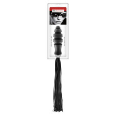 Флоггер с ручкой для проникновения Fetish Tentation Whip with Ogive Handle