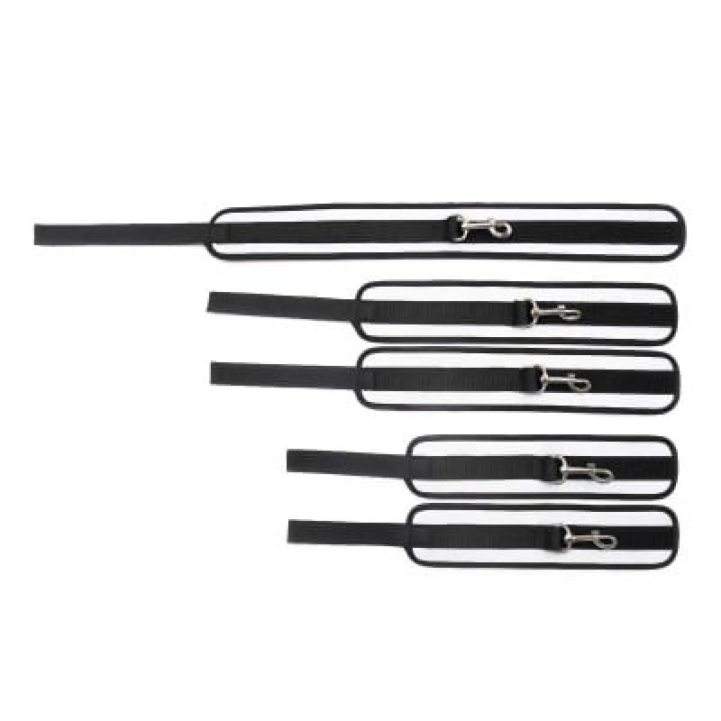 Распорка с фиксаторами на руки и ноги DS Fetish, черно-серая, 57 см Распорка с фиксаторами на руки и ноги DS Fetish, черно-серая, 57 см